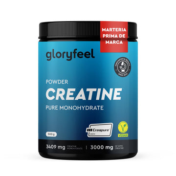 Creatina Monohidratada 500 g (Creapure®) - Polvo Micronizado 99,99% puro - 147 porciones de Creatina Monohidrato, 3409mg por día - Materia prima de primera calidad de Alemania - Sin aditivos