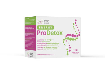 ENERGYPRODETOX - Ayuda a Cuerpo y Mente a Rendir Plenamente: Detox profundo, Energía instantánea, Antioxidante, Mejora Sistema Inmune y Microbiota, Aminoácidos + Vitaminas + Plantas - 22 sobres x 10g