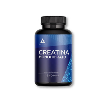 Bodyathlon- Creatina Monohidratada 240 comprimidos- Creatina pura 3000mg-Monohidrato de creatina-Aumenta tu masa muscular, fuerza y resistencia- creatina monohidratada sin gluten sabor neutro- Vegano