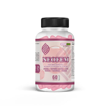 Neofem | Equilibrio hormonal para ellas | Mejora la vitalidad | Plantas Alholva, Tribulus, Ginkgo y Maca | 60 cápsulas