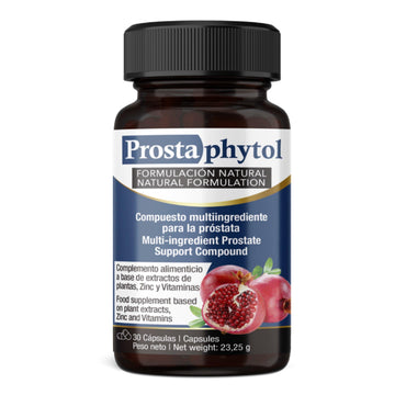 Prostaphytol | Complejo para la Prostata con Saw Palmetto, Zinc y Vitaminas | Ayuda a Regular Urgencias Urinarias | Favorece la Salud Masculina | Favorece Regulación, Potencia y Vigor | 30 Cápsulas
