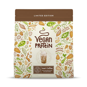 LIMITED EDITION Proteína Vegana en Polvo | Sabor Crema de Vainilla con Café | 100% Proteina Vegana | 18g dosis Vegan Protein Powder de Guisante, Arroz y Girasol | Masa Muscular | 600g | Alpha Foods