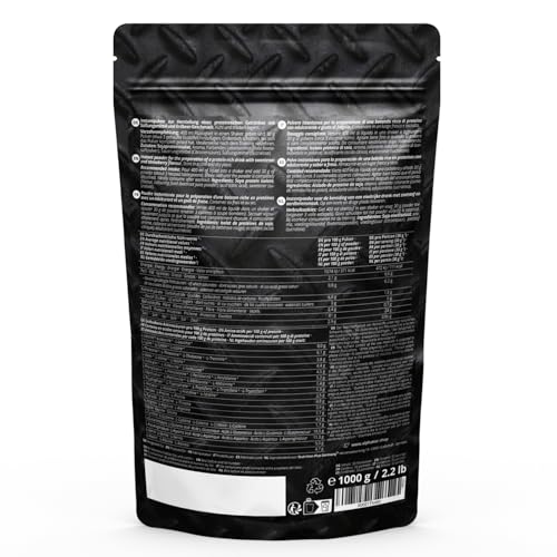 Alphatier Phenomenal Proteínas en Polvo con BCAA y EAA - Fresa 1 kg - 72% de Proteína - Strawberry Protein Powder - con Aminoácidos - sin Gluten + Lactosa - vegano