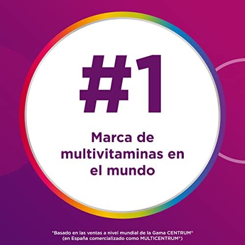 Multicentrum Mujer Complemento Alimenticio Multivitaminas Con 13 Vitaminas y 11 Minerales, Sin Gluten, 30 Comprimidos