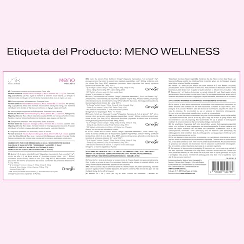 Suplemento Menopausia Sofocos Perimenopausia Premenopausia – Maca Andina Espino Amarillo OMEGIA™ Zinc Vitamina B6 C E – Regulador Hormonal Mujer – Ayuda al Libido Energía – 28 Sticks