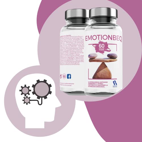 Pastillas para la ansiedad - Nootropico Potente - QUALNAT -pastillas naturales Reducen el Estrés e Insomnio,Efecto Calmante-Favorece la Concentración, Impulsa Tu Energía y Motivación