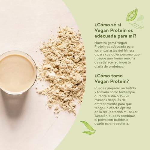 Proteína Vegana en Polvo | Sin Sabor | 100% Proteina Vegana | 23g dosis Vegan Protein Powder de Guisante, Arroz, Girasol y Soja | Proteína Aislada para Masa Muscular | 600g | Alpha Foods