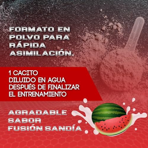 Healthy Fusion 100% Creatina Monohidrato, Alta dosis | 10gr de Creatina por toma | Promueve el crecimiento muscular y mejora la resistencia física | Alta solubilidad | 300g sabor sandía