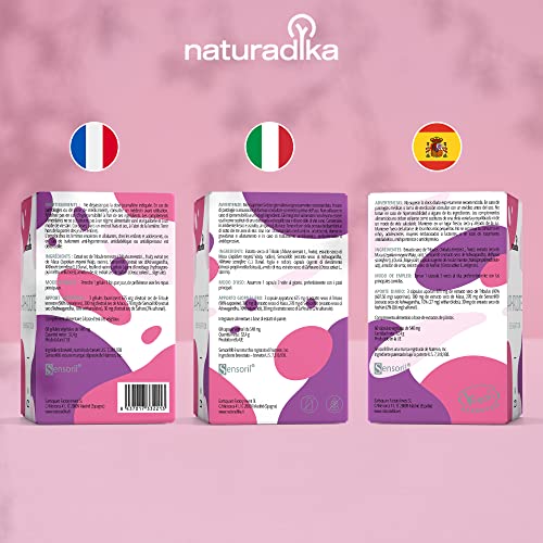 APHRODITE SENSATION | Fórmula ESPECÍFICA para MUJER con acción SENSIPOWER, ENER-UP y NOSTRESS | Con Maca Andina, Tribulus Terrestris y Ashwagandha | Formulación femenina ideal para el cansancio