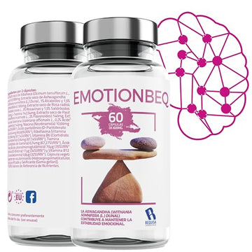 Pastillas para la ansiedad - Nootropico Potente - QUALNAT -pastillas naturales Reducen el Estrés e Insomnio,Efecto Calmante-Favorece la Concentración, Impulsa Tu Energía y Motivación