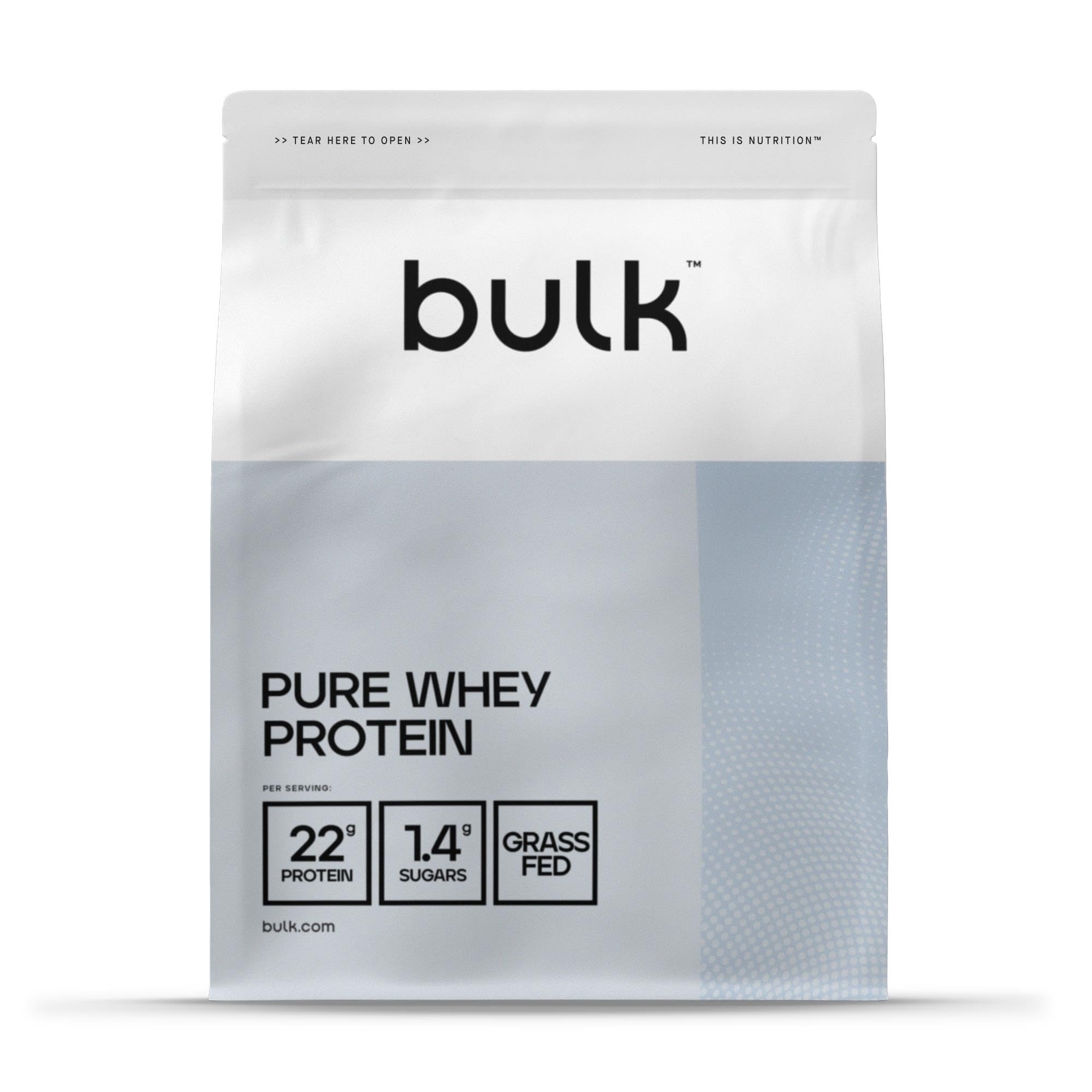 Bulk Pure Whey Protein, Vainilla, 1kg, 33 Dosis