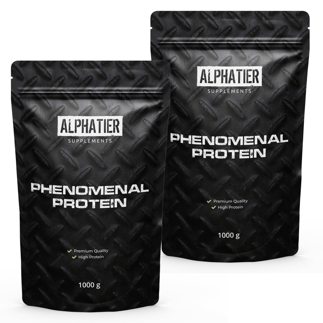 Alphatier Phenomenal Proteínas en Polvo con BCAA y EAA - Vainilla 1kg - 84% de Proteína - Vanilla Protein Powder con Aminoácidos - sin Gluten + Lactosa - vegano