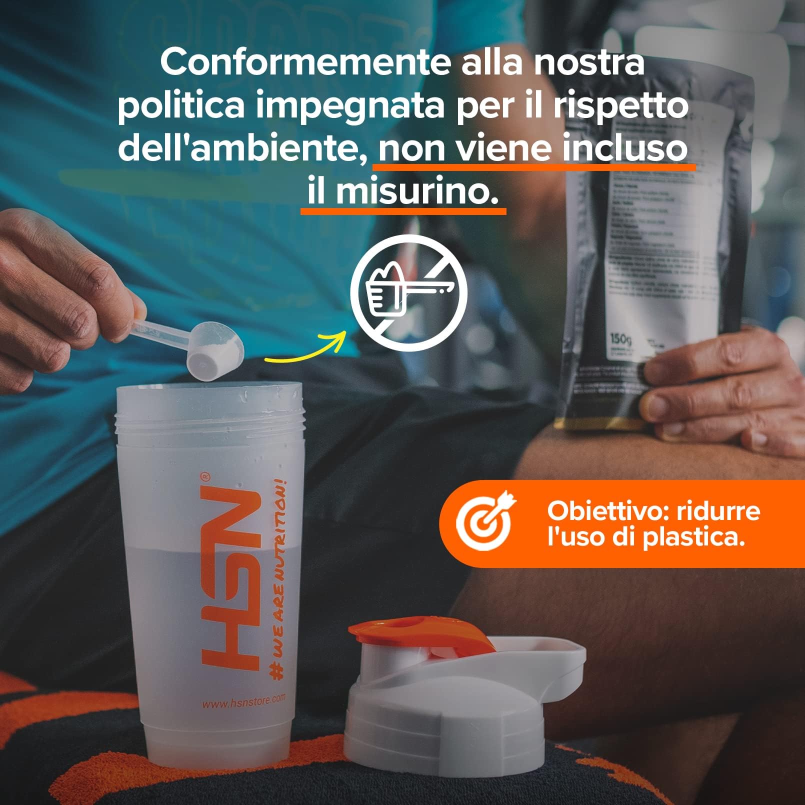 HSN Creatina Monohidrato en Polvo Sin Sabor 500g | 100% Monohidrato de Creatina Micronizada | No Incluye Dosificador | Sin Añadidos y Libre de Contaminantes | No-GMO, Vegano, Sin Gluten
