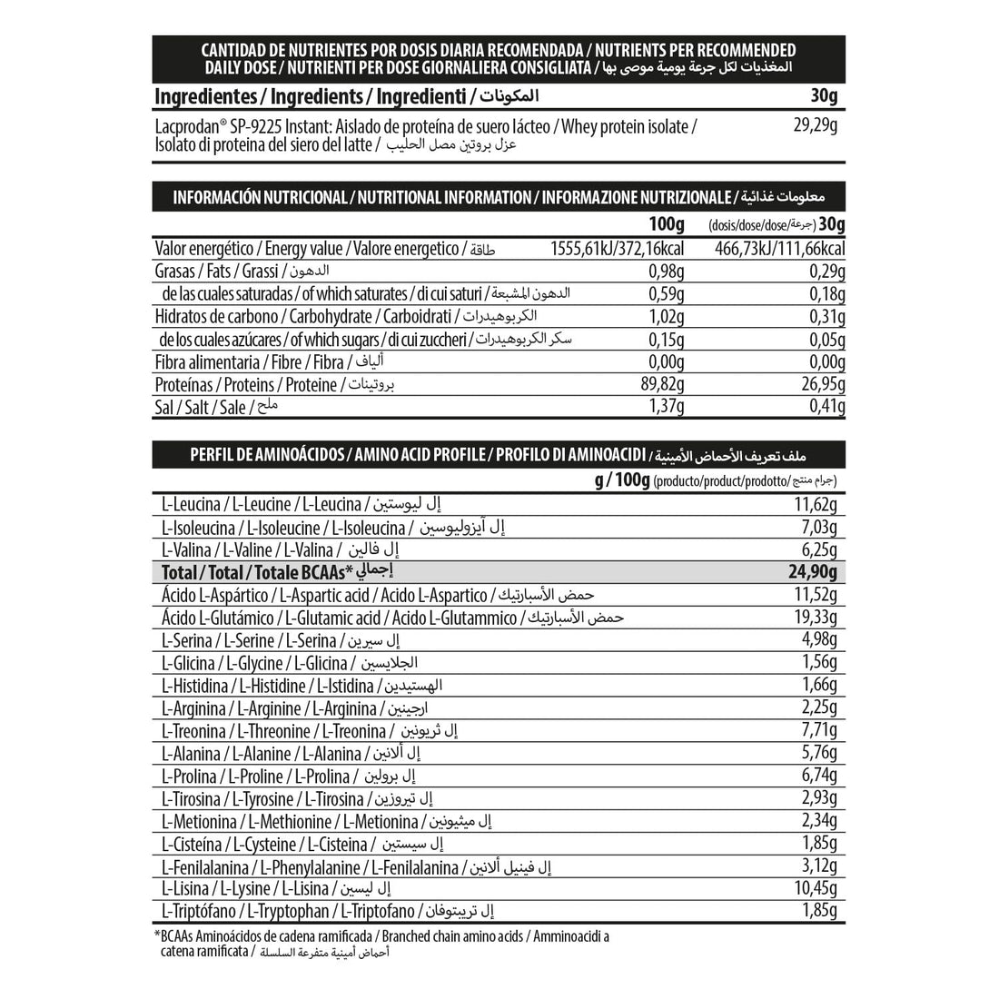 BIG - Proteina Isolada - Proteinas Whey para Masa Muscular - Whey Protein Isolate - Proteína en Polvo Materia Prima Premium Sin Grumos, Baja en Lactosa, Sin Azúcares Añadidos (2Kg, Natillas)