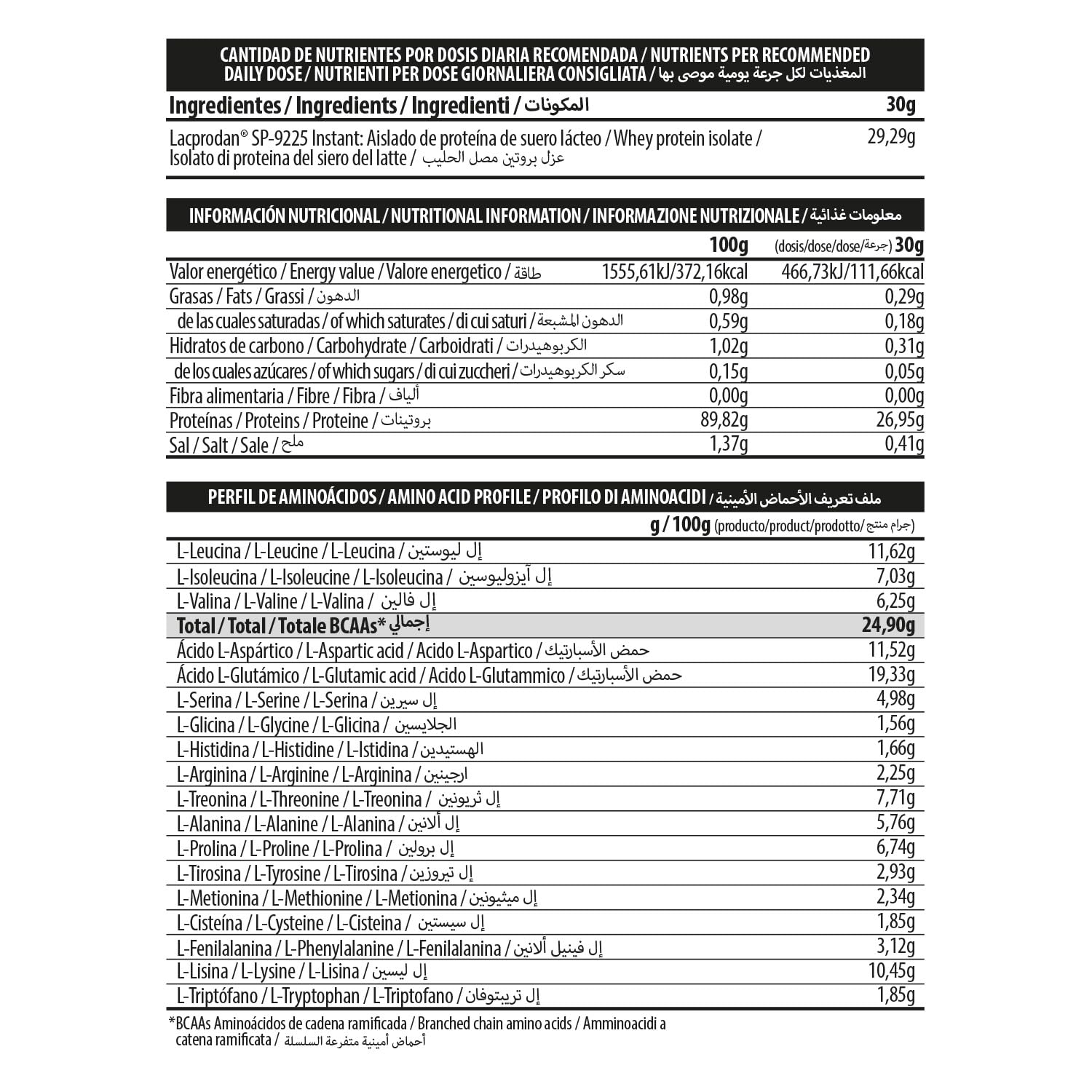 BIG - Proteina Isolada - Proteinas Whey para Masa Muscular - Whey Protein Isolate - Proteína en Polvo Materia Prima Premium Sin Grumos, Baja en Lactosa, Sin Azúcares Añadidos (2Kg, Natillas)