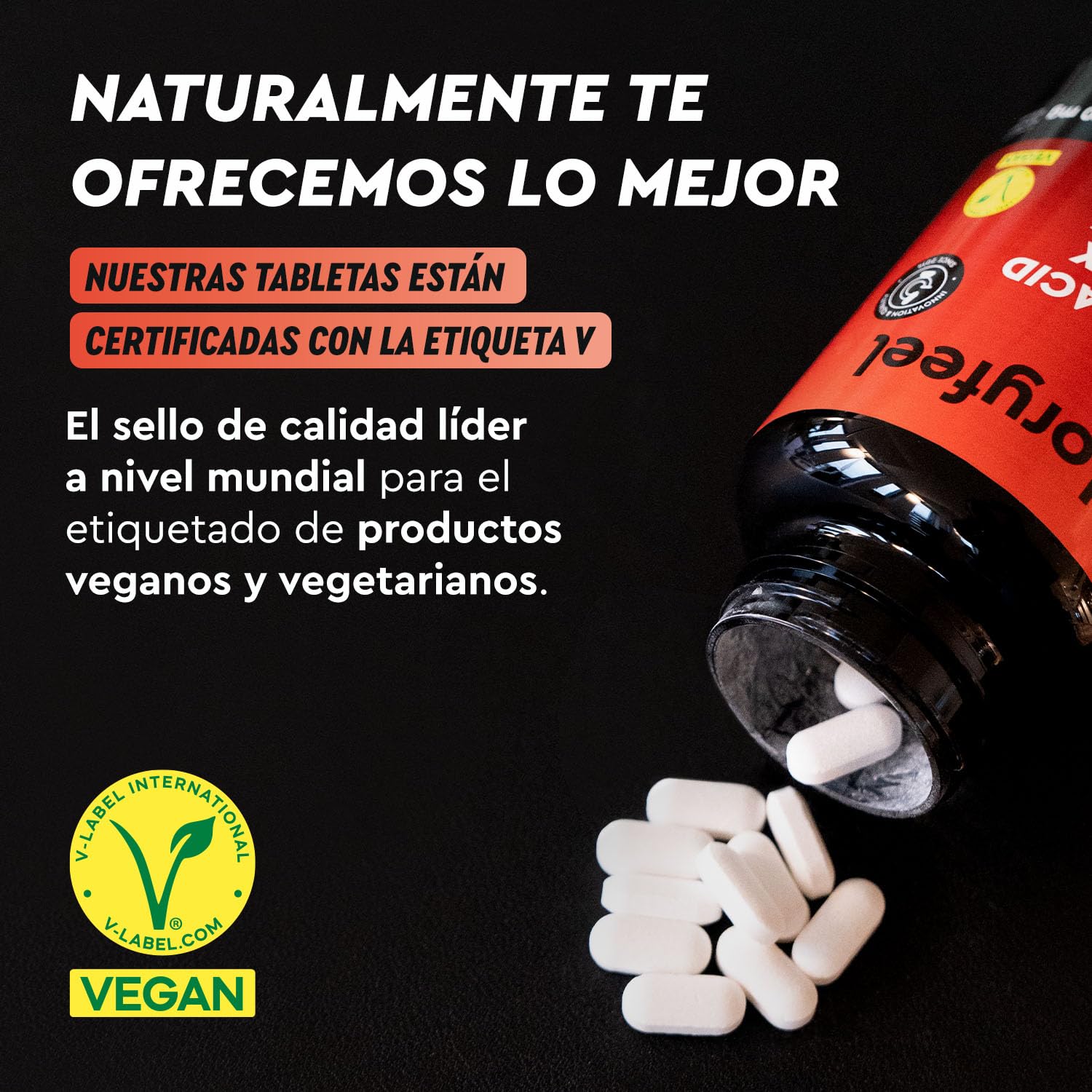 Aminoácidos Complex en altas dosis - 270 Tabletas con 12 aminoácidos (6.470 mg) al día - EAA Amino 8 + L Arginina, L Carnitina, Taurina y Glicina - Vegano, probado en laboratorio y sin aditivos
