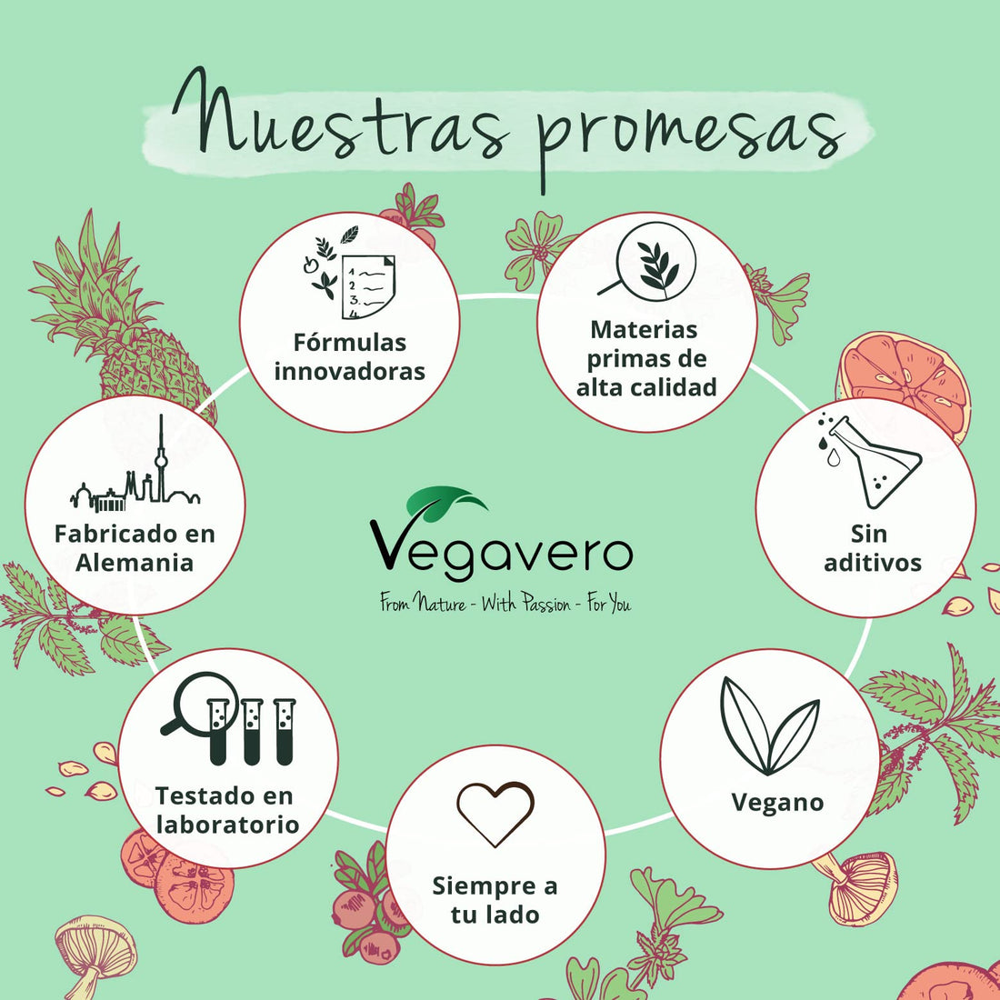 FEMALE BALANCE Vegavero® | Síndrome Premenstrual (PMS) y Acné Hormonal | Sauzgatillo (Vitex Agnus Castus), Acido Folico, Maca Roja, Magnesio | 180 Cápsulas | Sin Aditivos & Vegano