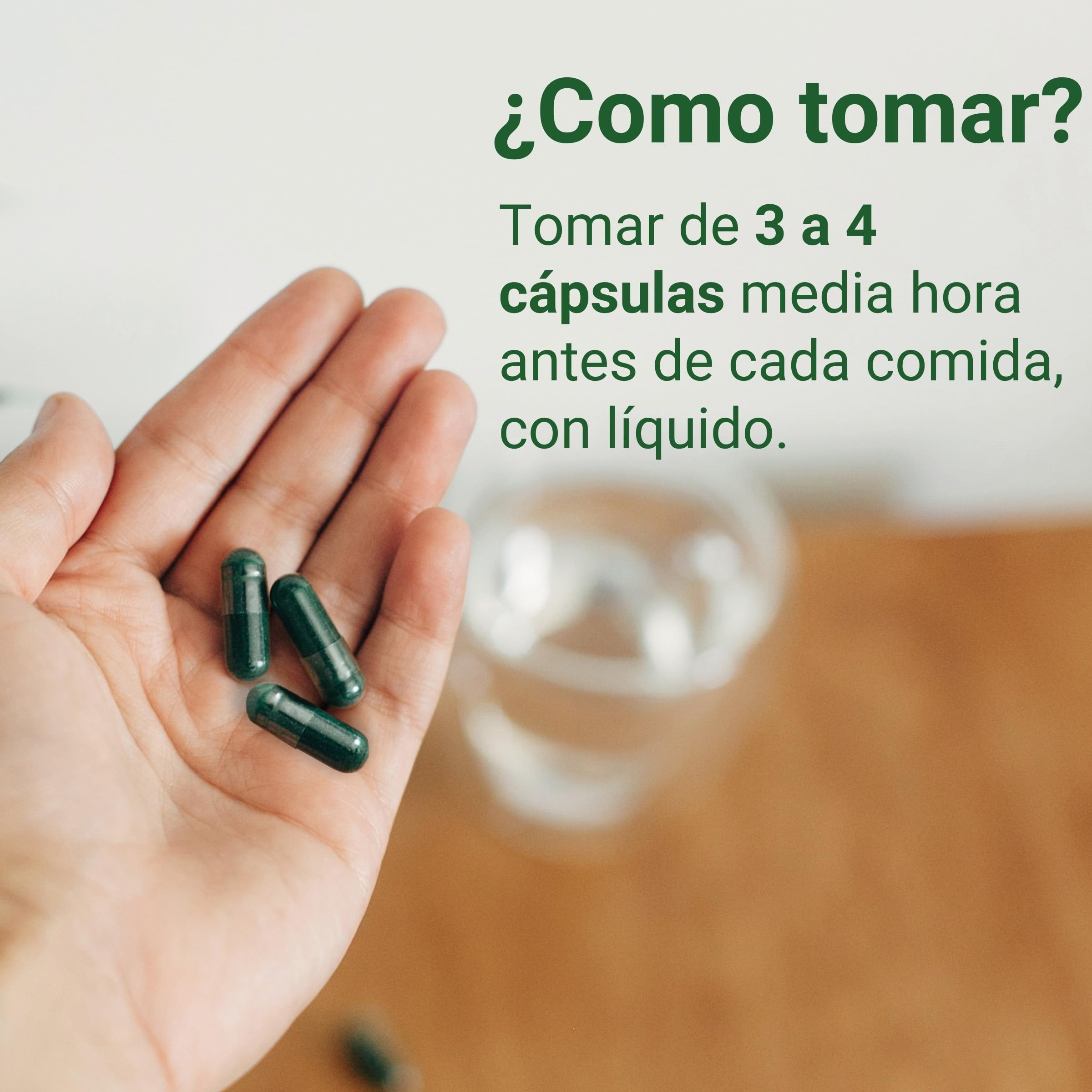 Espirulina pacifica de Hawaii - 360 Cápsulas - por su elevada pureza la spirulina pacifica Hawaii está considerada la más nutritiva, 300 mg de espirulina por cápsula - Sanct Bernhard - Cebanatural