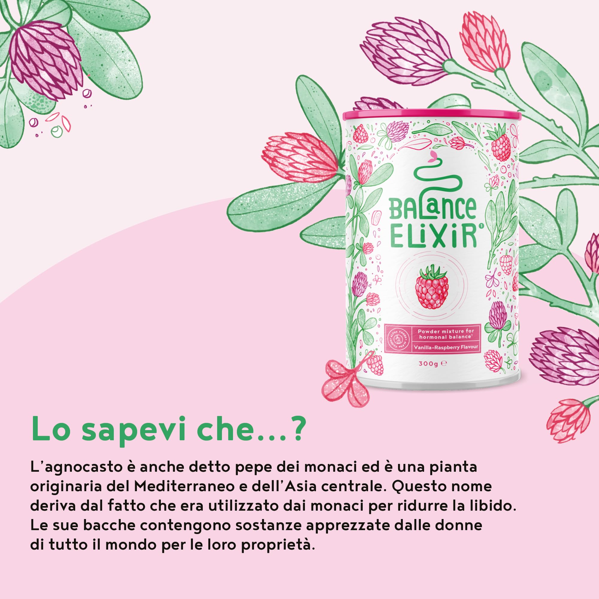 Balance Elixir - Suplemento de apoyo para la Menopausia - Complemento Alimenticio completo para Mujeres en Menopausia